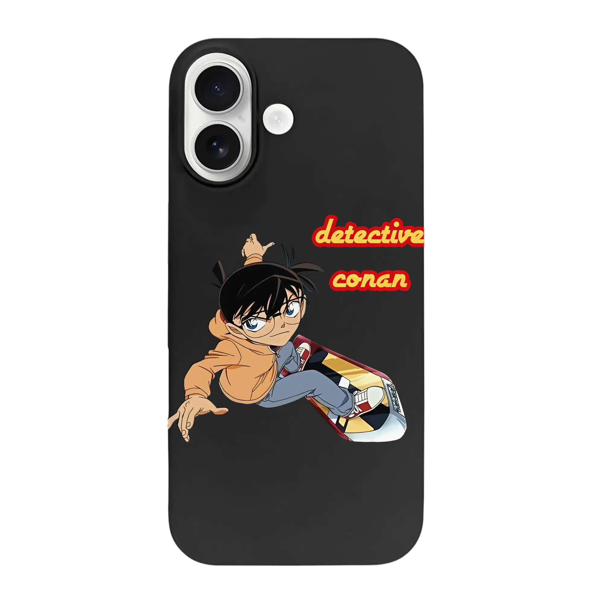 名探偵コナン グッズ 江戸川 コナン - iPhone 17 シリーズ シリコンケース 薄型 耐衝撃 指紋防止 ソフトタッチカバー 精密フィット 傷防止 保護ケース iPhone 17/17 Air/17 Pro/17 Pro Max 対応